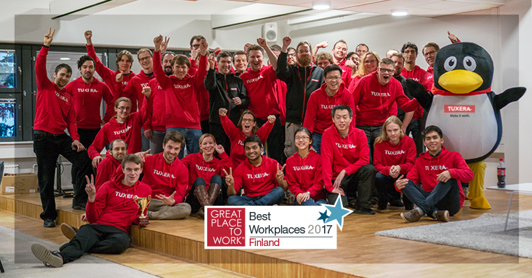 Tuxera – Great Place to Work 2016
