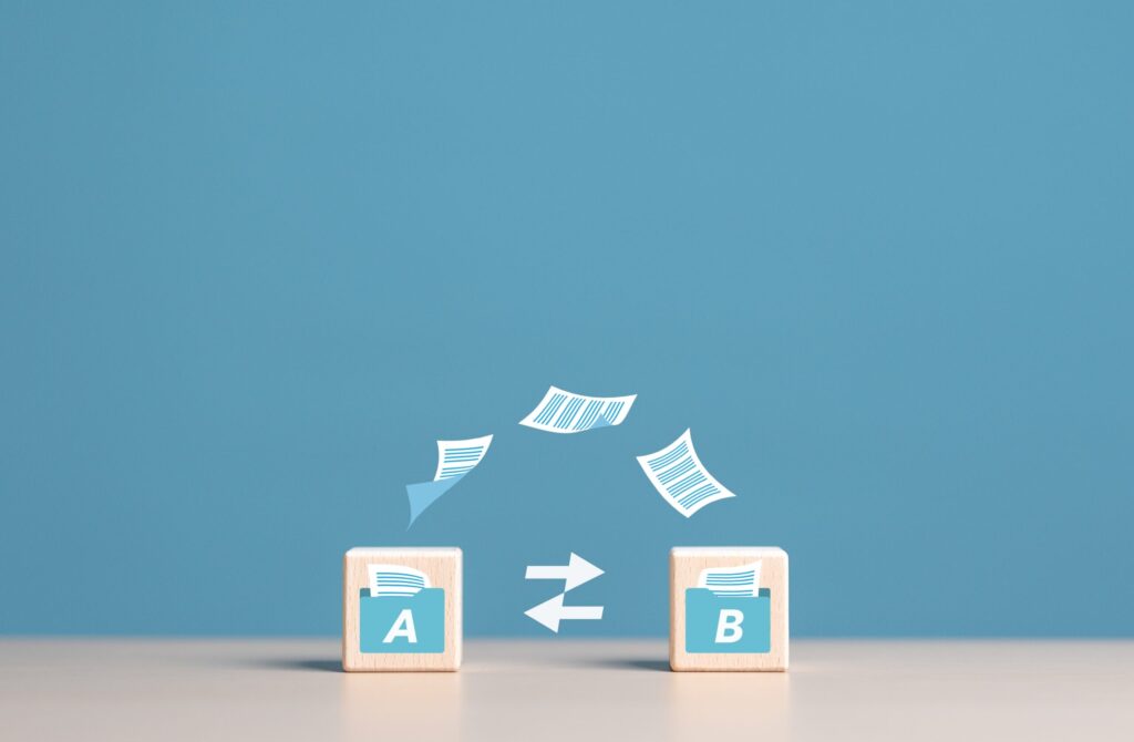 files moving from a to b