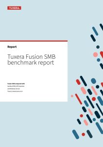 Cover of the Tuxera Fusion SMB benchmark report